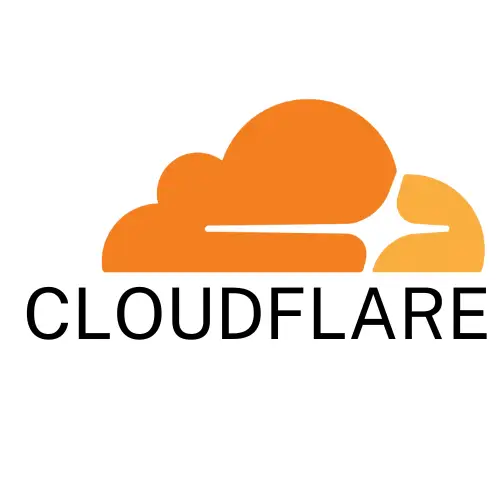 Logo Cloudflare protection DDoS et optimisation réseau